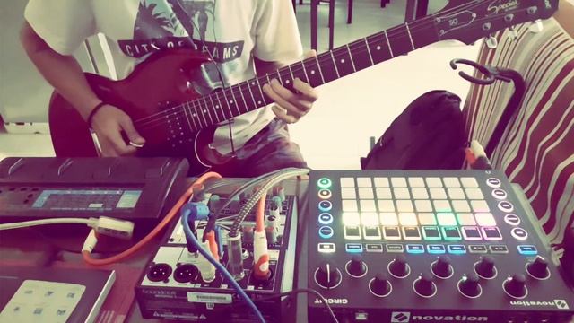A GIRL LIKE YOU jam | Edwyn Collins cover | novation circuit | epiphone sg смотреть онлайн