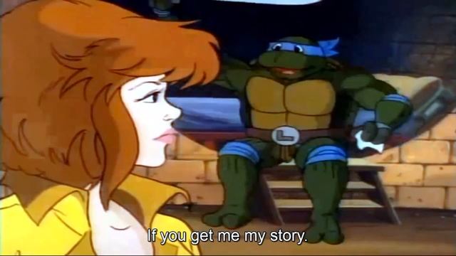 TMNT 1987 with subtitles 1987 // The very first season 1 episode 1 // Turtle Tracks смотреть онлайн