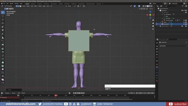 How to model Greek-style clothing in Blender 3.4 | #3dmodeling #clothing #simulations [REQUESTED] смотреть онлайн