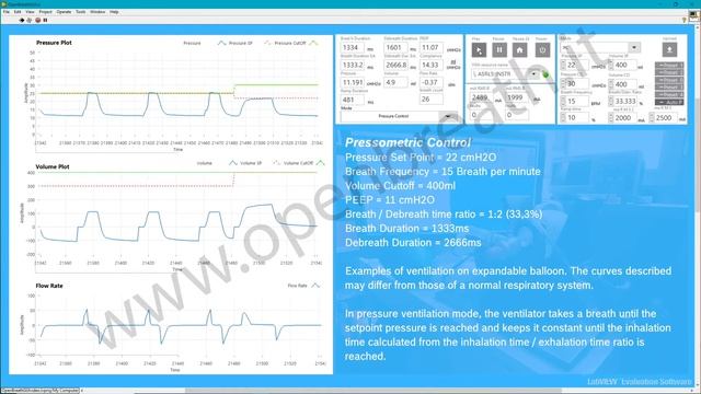 OpenBreath Lung Ventilator Pressure and Volume Control Demo смотреть онлайн