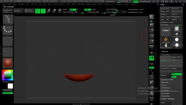 Sculpting Human Noses in ZBrush(Creating_the_nose_base) смотреть онлайн