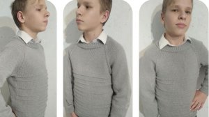 Мастер-класс по созданию свитера  для подростка. Подробная вторая часть.