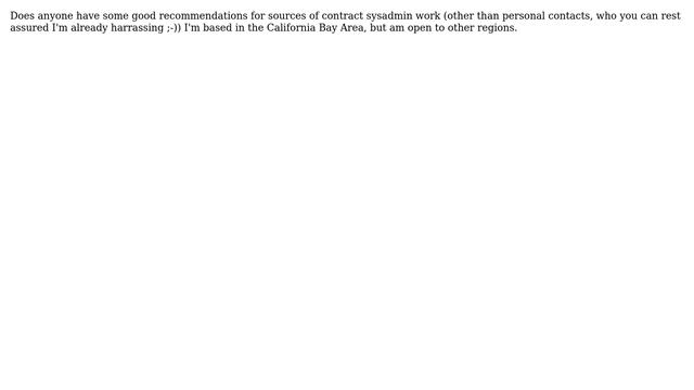 DevOps & SysAdmins: Sources for contract sysadmin work смотреть онлайн