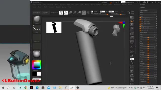 Zbrush 2021 - Props Design - Part 1 смотреть онлайн