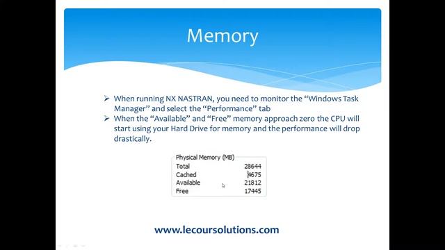 Increase Performance of NX NASTRAN смотреть онлайн