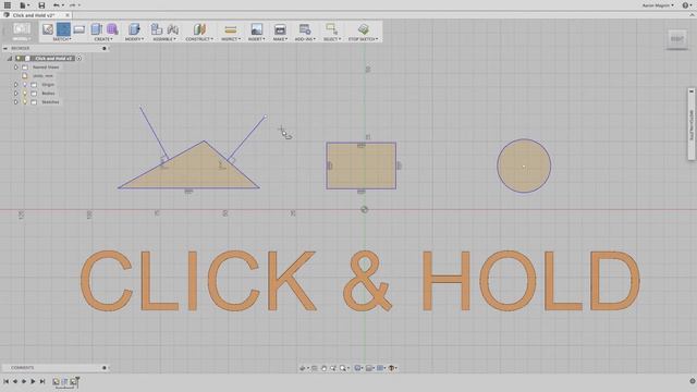 QUICK TIP: Click and Hold Sketch Shortcut смотреть онлайн