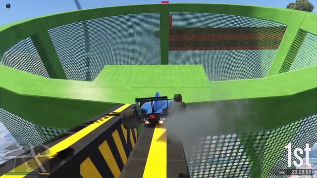 GTA V | F1 CAR WALL RIDE PARKOUR FUN WITH RON смотреть онлайн