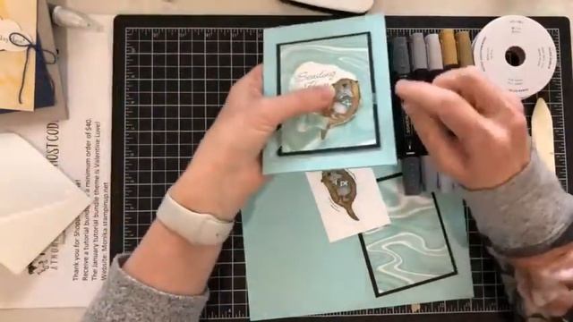 3 cute cards - Awesome Otters stamp set смотреть онлайн
