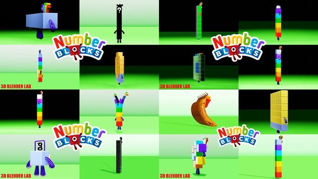 NUMBERBLOCKS Superparison Part 5 | 3D Blender Lab смотреть онлайн