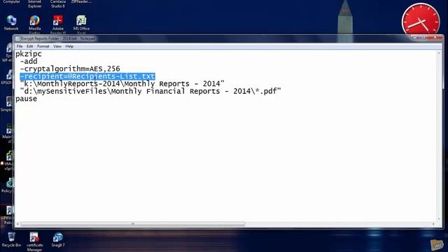 SecureZIP using CLI and a Recipient List смотреть онлайн