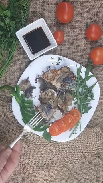 Вкусная скумбрия на ужин в духовке