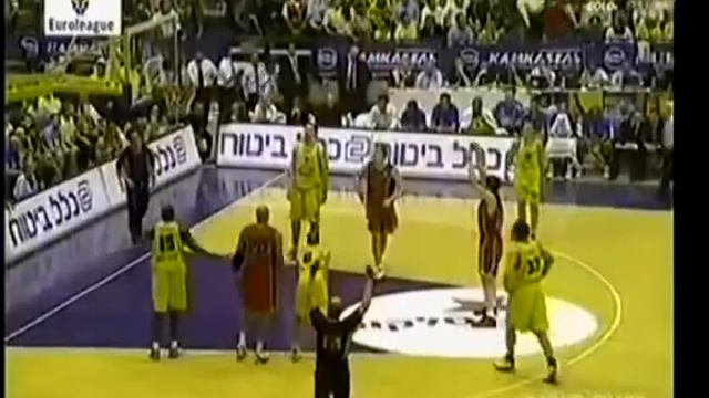 2004 Maccabi (Tel-Aviv) - CSKA (Moscow) 93-85 Men Basketball EuroLeague, Final 4, 1\2 F., Full Matc