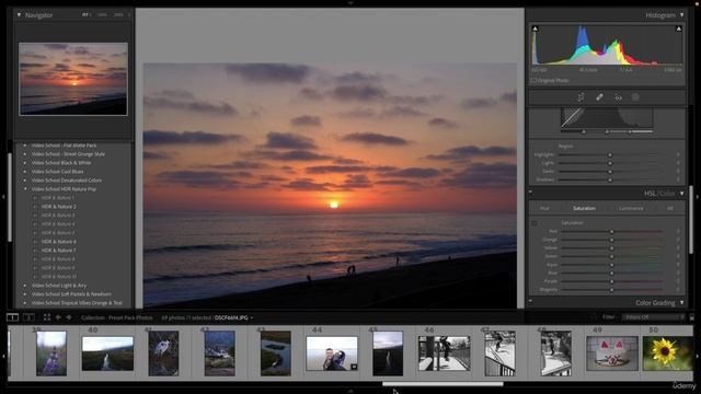 17-10 - Набор пресетов 8 HDR Nature Pop Курс Adobe Lightroom смотреть онлайн