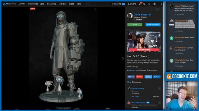 Sculpting with Digital Clay in Blender - BC1-1808 - Week 3 смотреть онлайн