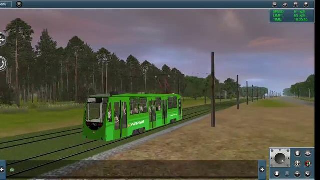 Рейс на учебном трамвае ЛМ99АЭН по моей карте Стахановский трамвай 1 часть смотреть онлайн