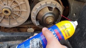 Промывка, простая чистка вариатора CVtech квадроцикла cfmoto