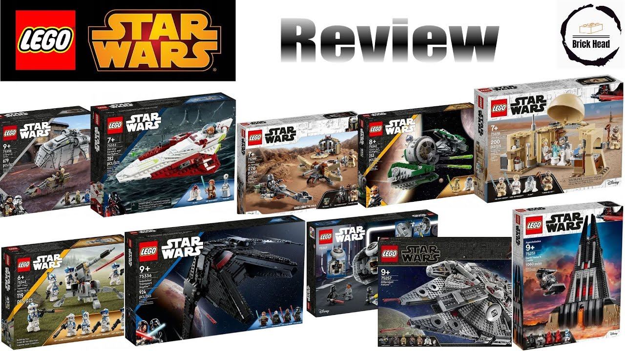 LEGO review 75251, 75257, 75270, 75299, 75333, 75336, 75338, 75345, 75347, 75360 #lego #starwars смотреть онлайн