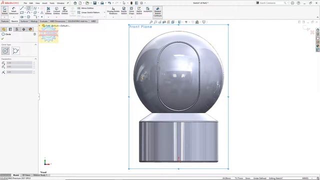 「DESIGN 353」 Xiaomi Camera | Solidworks tutorial смотреть онлайн