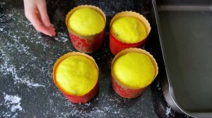 Кулич без яиц, воздушный, вкусный, простой в приготовлении!