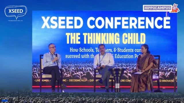 Umesh Malhotra in a panel discussion @ XSEED’s ‘Thinking Child’ conference.