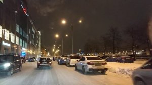 2019.01.21. Погода Петербург. Вечер. Полнолуние.