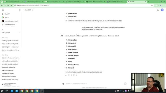 CimborAI 001: A Chatbot Készítés Első Lépései