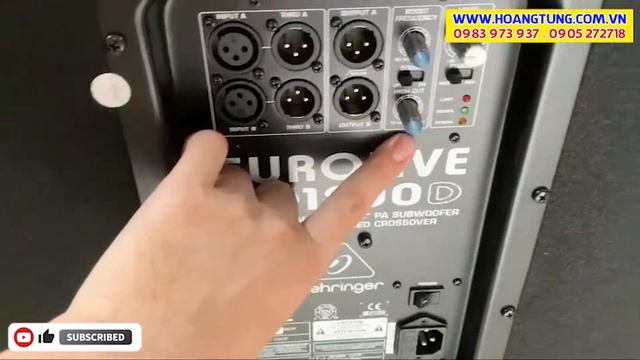 BEHRINGER VQ-1800D // LOA SUB BASS 50 LIỀN CÔNG SUẤT 500 WATT смотреть онлайн