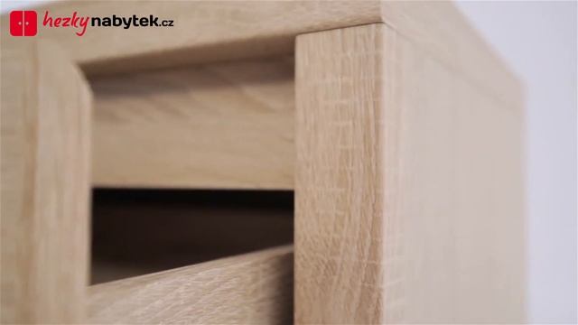 Noční stolek Kaspian KOM1S (Dub sonoma) смотреть онлайн