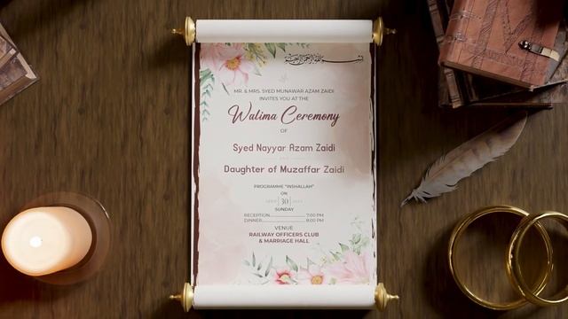 3D Wedding Invitation Made in Blender | SyedsLab смотреть онлайн