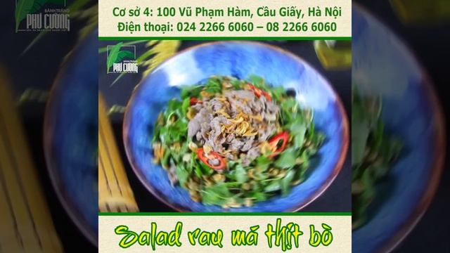 Salad rau má thịt bò #shorts смотреть онлайн