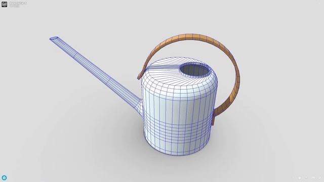 Watering Can 4 - Low Poly PBR 3d Model