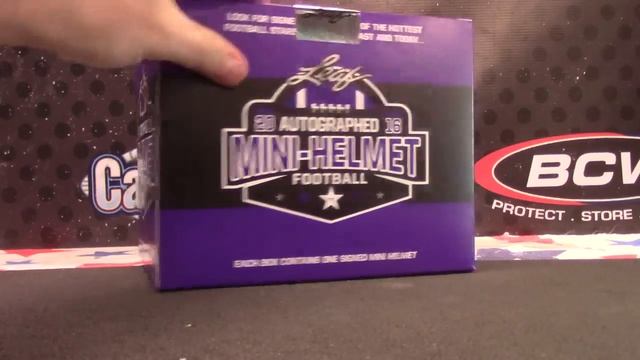 Andrew's 2016 Leaf Mini Helmet Football Box Break смотреть онлайн