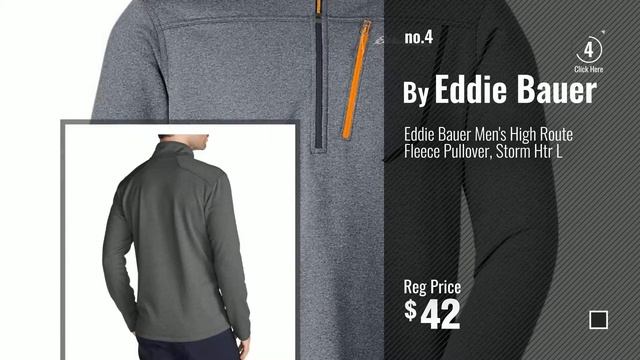 Eddie Bauer Fleece [ Winter 2018 ]: Eddie Bauer Men's Cloud Layer Pro 1/4-Zip Pullover, Htr Gray M смотреть онлайн