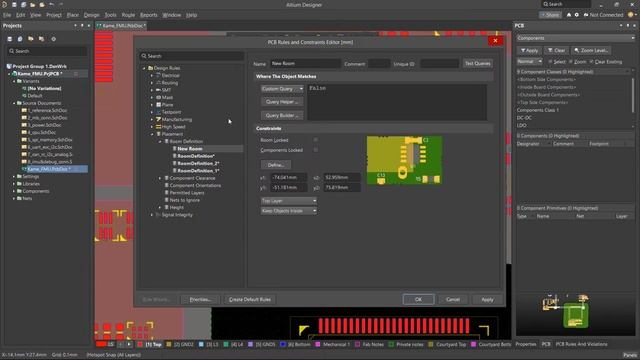 How to Create Rooms in the PCB with Altium Designer смотреть онлайн