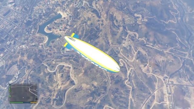 Grand Theft Auto V - как достать дерижабль! смотреть онлайн