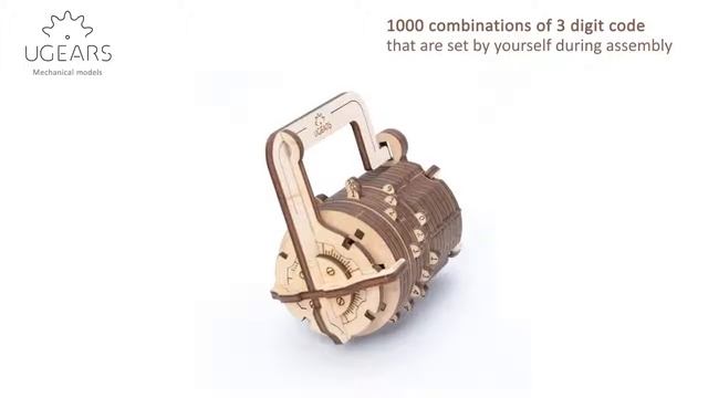 Кодовый замок Ugears смотреть онлайн