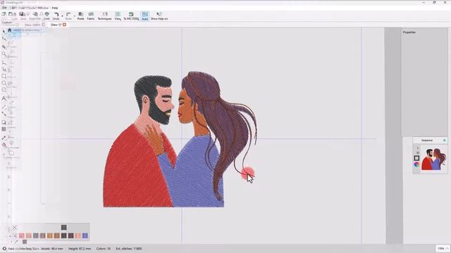 (.AI, .CMX, .SVG, .PDF, .EPS) Vector to Embroidery Conversion with DRAWings PRO XII смотреть онлайн