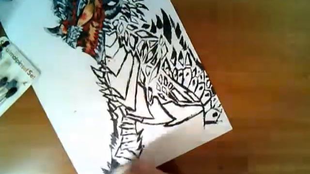 Рисунок Дракон смотреть онлайн