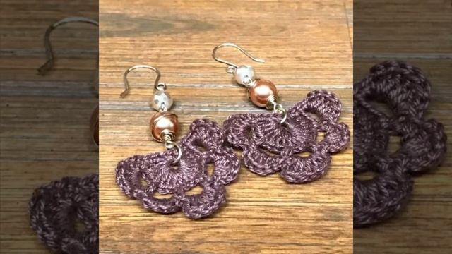 Very attractive and Classy hand made crochet earrings style 2020 смотреть онлайн