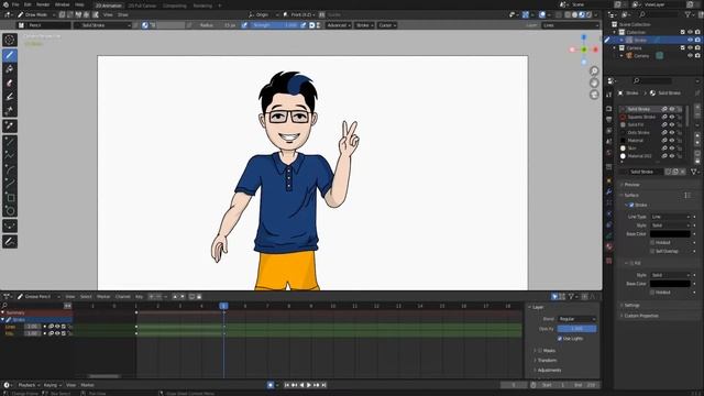 How To Animate Any 2d Characters In Blender смотреть онлайн