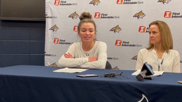 Montana State’s Taylor Janssen, Darian White discuss Cat-Griz win смотреть онлайн