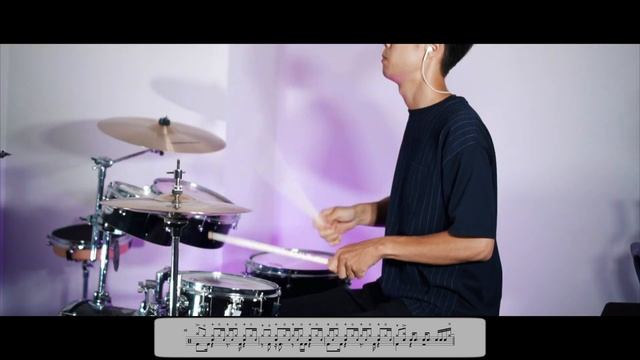 アウトサイダー　Awesome City Club　Drum Cover　ドラム譜面