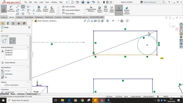 Solidworks Tutorial - Training 01: Interface, Add Ins, Units, Option, Dan Sketch