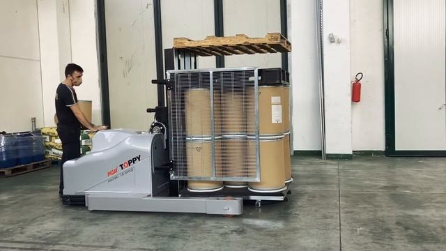 Mobile pallet Inverter "Maxi Toppy Ph WB" (CARTON DRUMS) смотреть онлайн