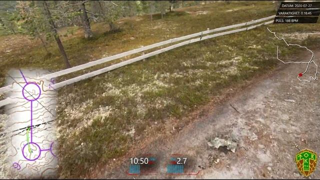 Confusing 15th Control in Idre! (Orienteering Headcam) смотреть онлайн