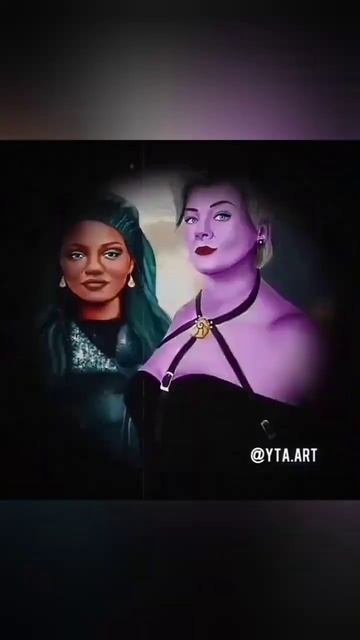 Ursula Melissa McCarthy 💜#art #sketch #descendants3 #littlemermaid #uma #рисунок #ytaart смотреть онлайн