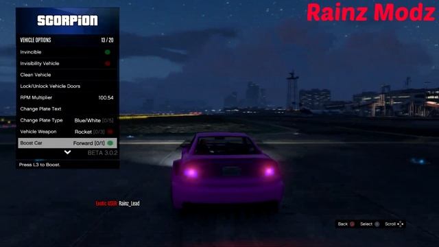 [GTA 5/PS3] NEW Scorpion SPRX Menu BETA V3.0.2 (HEN/CEX/DEX) смотреть онлайн