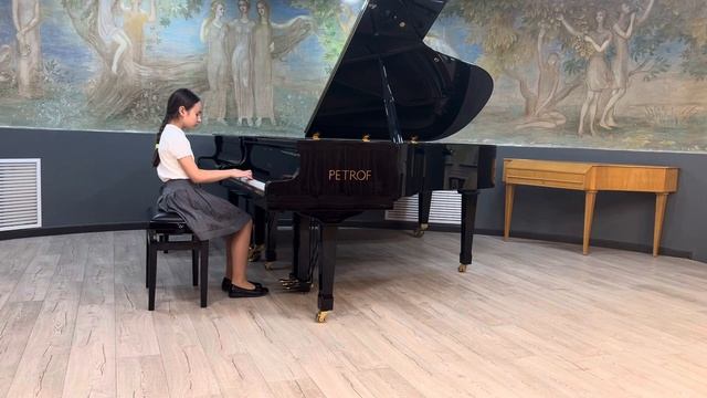 Глазунова Юля, 11 лет, Я.Сибеллиус, Этюд (Оp.76,N2), К.Черни, соч.299, Этюд N5