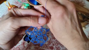 03. Корзинка на пасхальное яйцо. Третий ряд