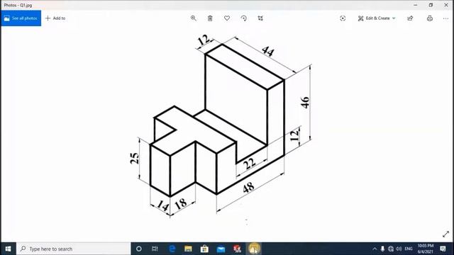SolidWorks Tutorial for beginners | CAD/CAM Part drawing Exercise 1 смотреть онлайн